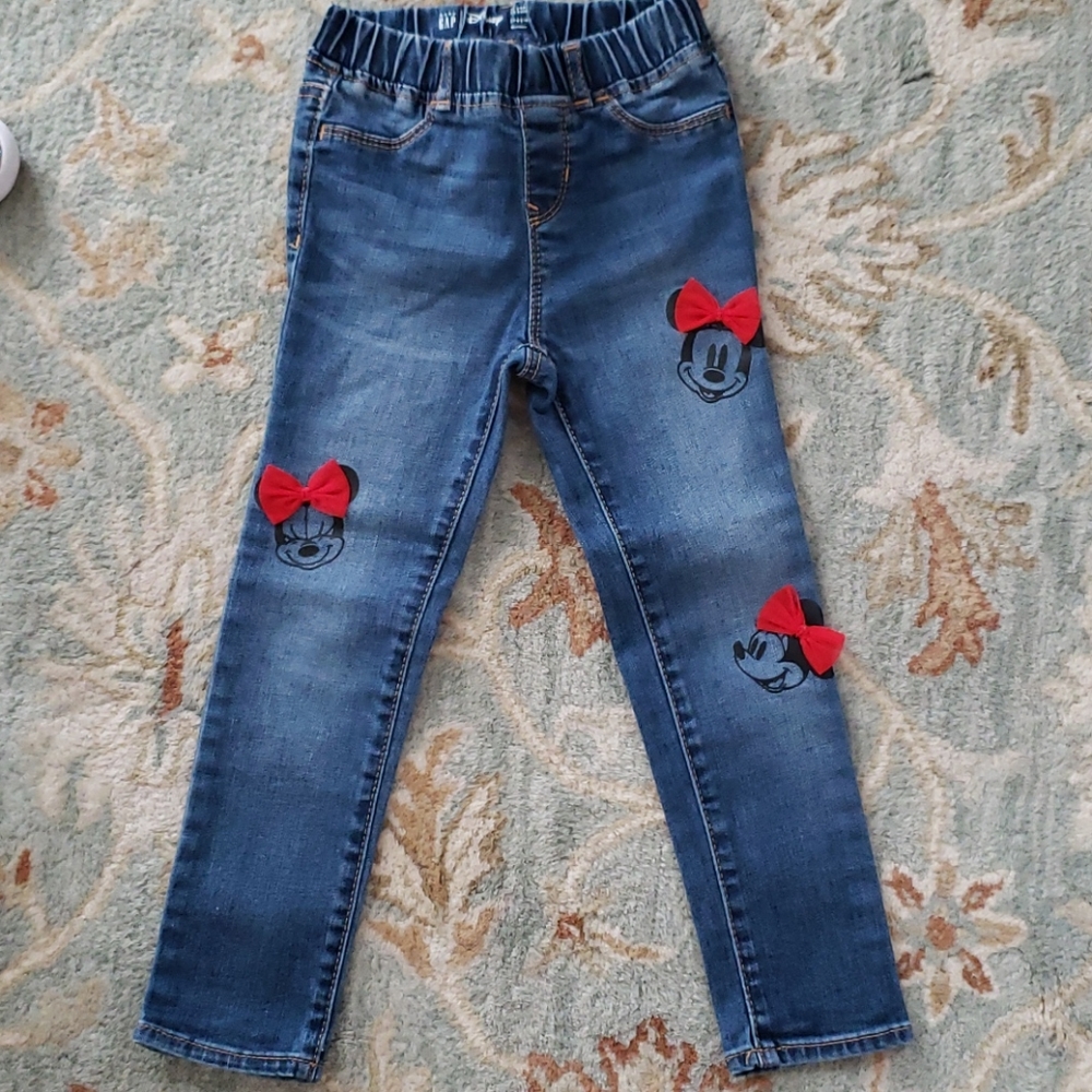 Girls GAP Minnie Mouse Jeans